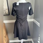 NWT $88 Bloomingdale’s AQUA Cut Out Black Mini Dress Medium Photo 2