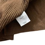 Brandy Melville Brown Knit Crop Top Women Jacket One Size | 27-23 Photo 4