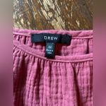 Drew  Pink Textured Ruffle Shoulder Tank Top Size MD Photo 1