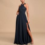 ✨ Picture Perfect Navy Blue Lace Maxi Dress✨ Size XS Photo 7