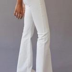Urban Outfitters Velvet Cream Tan Ruched V-Front Flare Pant Jeans Photo 2