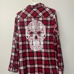 Hot Topic  skull button up Photo 2