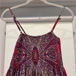 Boho India Boutique Tie Dye Print Maxi Dress One Size Pink Size undefined Photo 4