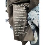 Bardot  Hallie Blue Black Floral Mini Dress Lace‎ V Neck Button Long Sleeve 6 Med Photo 6