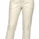 Liverpool The Rascal Ecru Pants Size 14 NWT Drawstring Ankle Cuffed Minimalist Photo 0