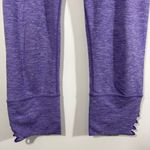 prAna  Tori Capri Cut-Out Purple Heathered Leggings Photo 2