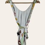 Charlie Holiday Anthropologie Tropical Malibu Belted White One Piece Swimsuit XS Photo 3