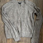 H&M  Heather Gray Knit Sweater Photo 0