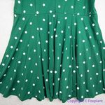 Unique Vintage  X GB Green Polka Dot Dress, 5X‎ Photo 11