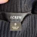 J. Crew Black Rib Knit Turtleneck Sweater Small Cotton Cashmere Quiet Luxury Photo 3