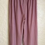Jon & anna Jon & Ann Lavender‎ Pleated wide leg Pants size Large stretchy tie waist Photo 4