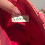 Liz Claiborne  Vintage Cloth Golf Theme Bamboo Tote Bag Photo 9