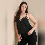 Lulus Sweet Fling Black Mesh Tank Top Women's Size:S Photo 1