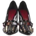 Valentino Garavani VALENTINO Rockstud Accents Mesh Fishnet Alcove Accents Pumps Black Size 38.5 NIB Photo 2