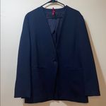 Spanx Womens  The Perfect Oversized Black Blazer Photo 3