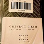 White House | Black Market NWT WHBM Chevron Mesh Tights Photo 0