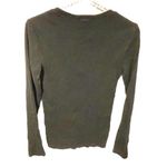 Ralph Lauren  Sport Size Medium Black Cotton Purple Pony Long Sleeve Fitted Top Photo 3