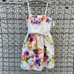 Jessica Howard Retro Garden Party Dress Spaghetti Strap With Belt Size 14 NWT Photo 1