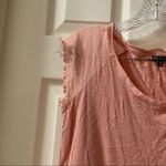 Hannah Pink Scoop Neck Sleevless Lace Accent Top M Size M Photo 3