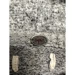 cupio Cowl Neck Sweater Long Sleeve Hi-Low Hem Marbled Pattern Gray Women's Med Photo 6