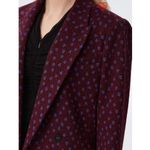 Diane Von Furstenberg DVF  Bien Knit Jacquard Blazer 14 Photo 6