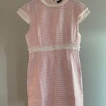 SheIn Pink Tweed Fringe Dress Photo 0