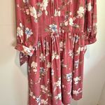 Unique Vintage Antique Floral Midi Dress - size Medium Photo 2