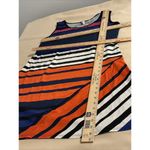 MSK Women’s Jersey Dress Size Large Striped Sundress Sleeveless Scoop Neck Photo 6