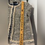 J.Crew  Women Braided Trim Jacket Speckled Tweed Blazer Old Money Career Size 4 Photo 5