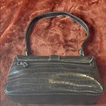 Apt. 9  Brown Croc-Embossed Shoulder Bag Photo 1