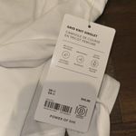 Athleta NWT  White Grid Knit Tank Top in Size Medium Photo 6