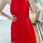 Rebecca Taylor  red silk chiffon dress Photo 0
