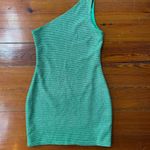 superdown ✨ ✨ Green Shimmery Mini One Shoulder Dress ~ Size M 🍄 Photo 4