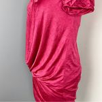 BCBGMAXAZRIA Runway Women's Darted Sleeve Dress Wine Red Size XS Photo 6