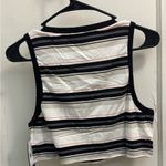 Volcom  Striped crop  Tank Top with Black and Pink Accents Photo 5