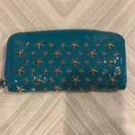 Jimmy Choo  FILLIPA STAR STUDDED LEATHER ZIP AROUND LARGE WALLET Photo 3
