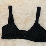 Tinibikini  Black Leopard Bikini Swim Top Women’s S Small Photo 2