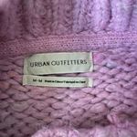 Urban Outfitters  Crop Knit Buttoned Pink Size Medium Cardigan Photo 3