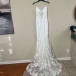 House Of CB House‎ of CB S D-DD 'Solene' White Lace Bridal Wedding Gown NWOT size S Photo 4