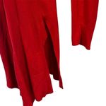 Worthington Women's Red Handkerchief Hem Cardigan Sweater Size S Photo 3