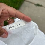 Mustard Seed  White Sleeveless Ruffled Blouse Photo 2