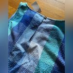 Loft Blue Plaid with Open Back  Dress, XL, NWT Photo 8