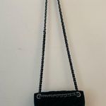 Rebecca Minkoff  Crossbody Purse Bag Teal Green Velvet Chain Quilted Affair Pine Photo 5