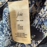 Joie NWT  Navy and Light Blue Patterned Blouse XL Photo 4