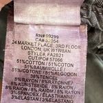 Level 99 Liza Mid Rise Grassy Grey Purple Skinny Trouser Pants Women's Size 28 Gray Photo 10