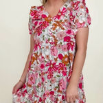 Spring Pink Floral Dress Photo 0