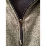 Avia  Women's Full Zip Hoodie Jacket with Thumb Hole Inserts Size S Gray & Blue Photo 3