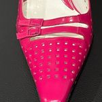 via spiga Pink Slingback Heels with Perforated Design Photo 4
