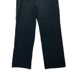 St. John  Caviar Jeans 14‎ Black Straight Leg Classic Workwear Minimalist Photo 5