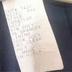 Tadashi Shoji  Vintage Black Ruched Long Sleeve Evening Gown Size Petite Small Photo 7